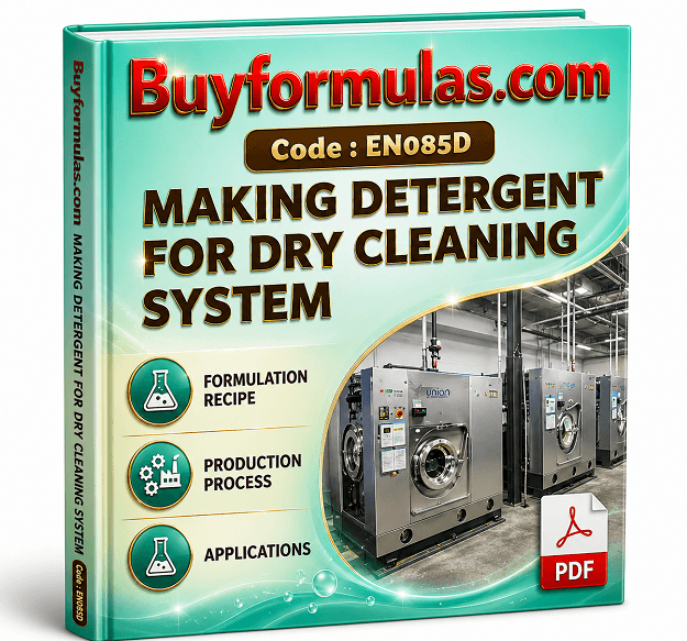 Make perchloroethylene detergent for dry cleaning system