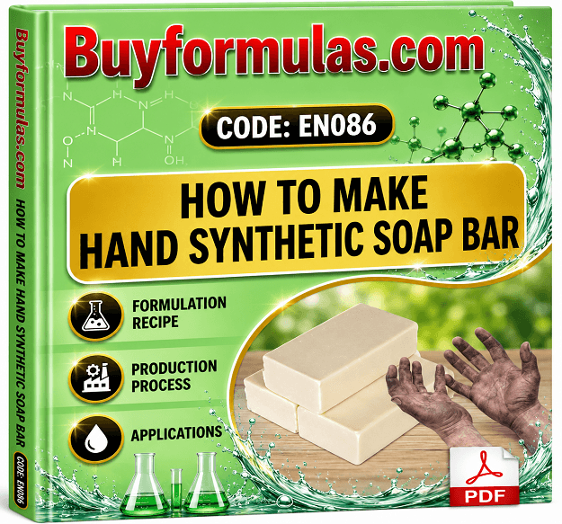 How to make solid hand synthetic  soap