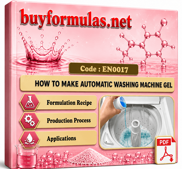 Making laundry detergent gel for automatic washing machines