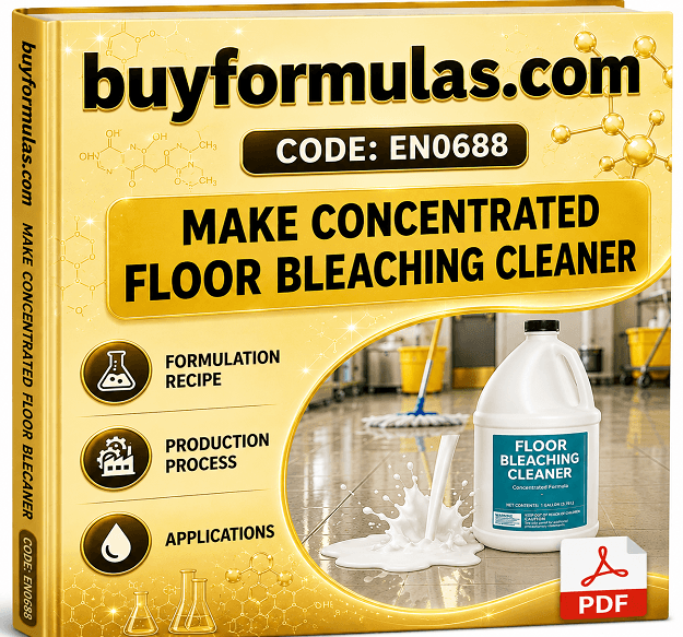 How to make concentered floor bleaching cleaner