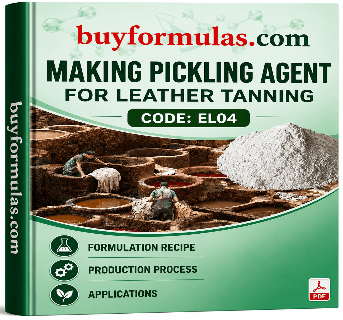Making leather pickling agent