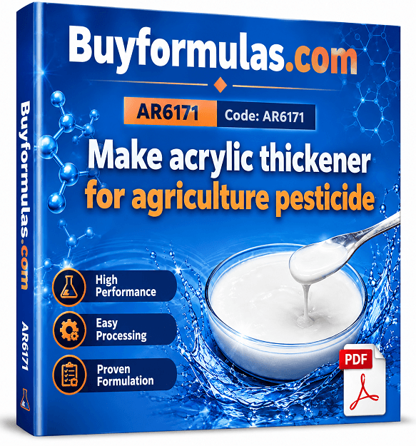 Make acrylic thickener for agriculture pesticide