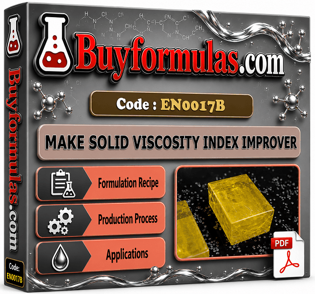 Making solid viscosity index improver blocks for oils