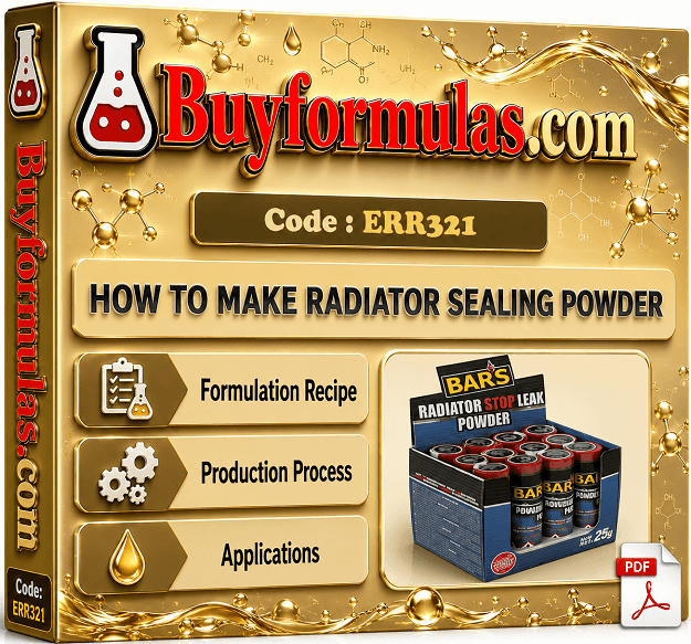 How to make instant radiator leak sealant powder