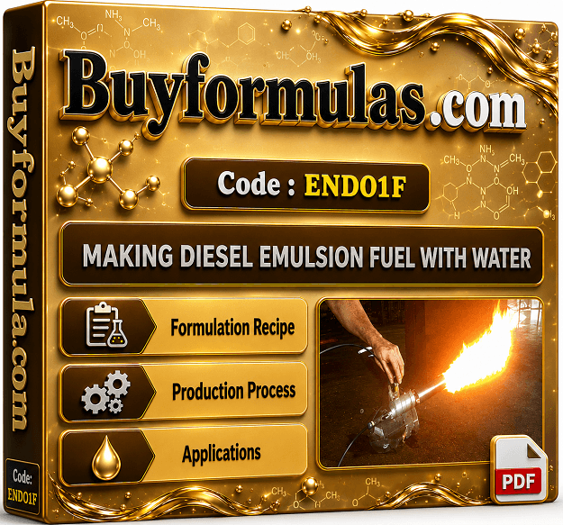 Making emulsified diesel fuel for burning