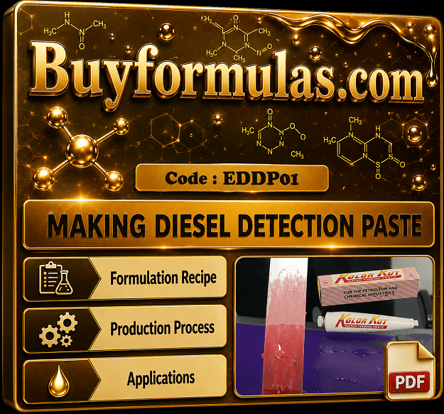 Diesel fuel level detection paste for accurate level measuring