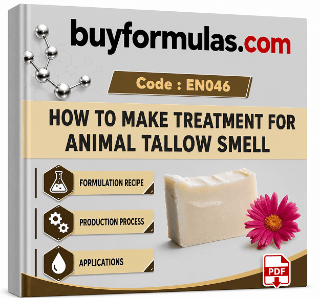 Chemical treatment and remove tallow smell used for grease production