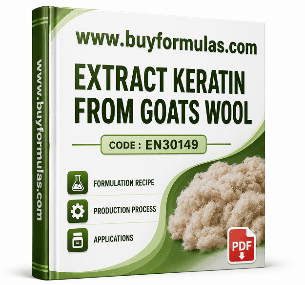 How to extract keratin from goat’s wool