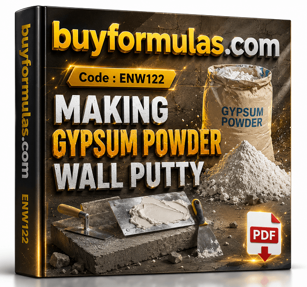 Making powder gypsum wall putty