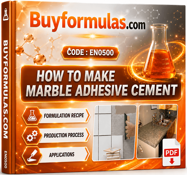 How to make marble adhesive cement