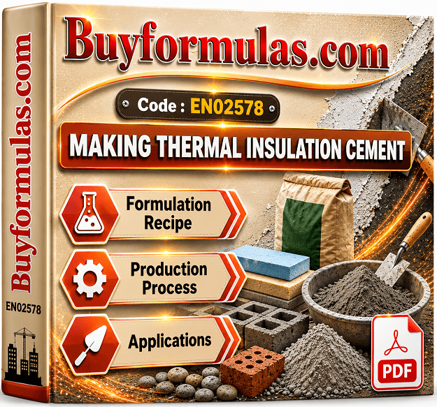How to make thermal insulation cement