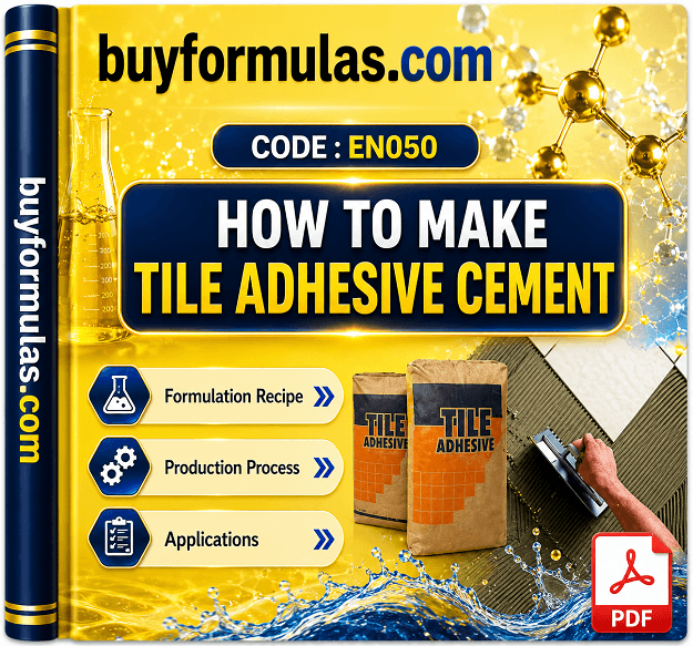 How to make tile adhesive cement