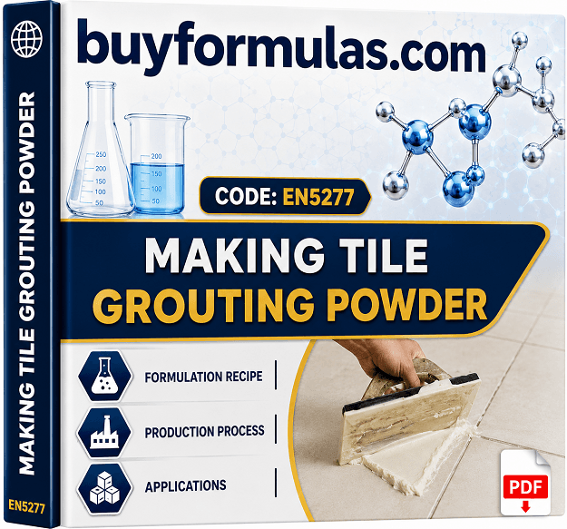 How to make tile grouting powder