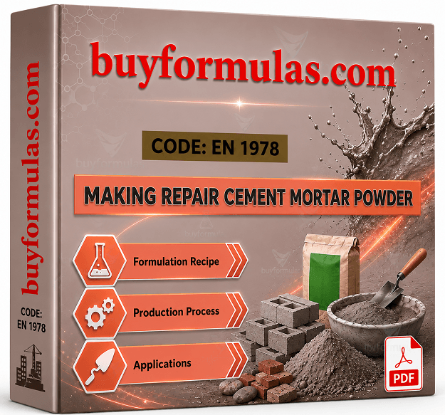 How to make repair cement mortar powder