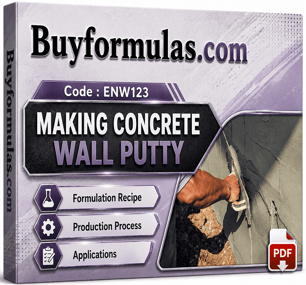 How to make powder concrete wall putty