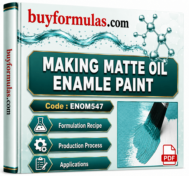 Making oil lacquer enamel matte paint