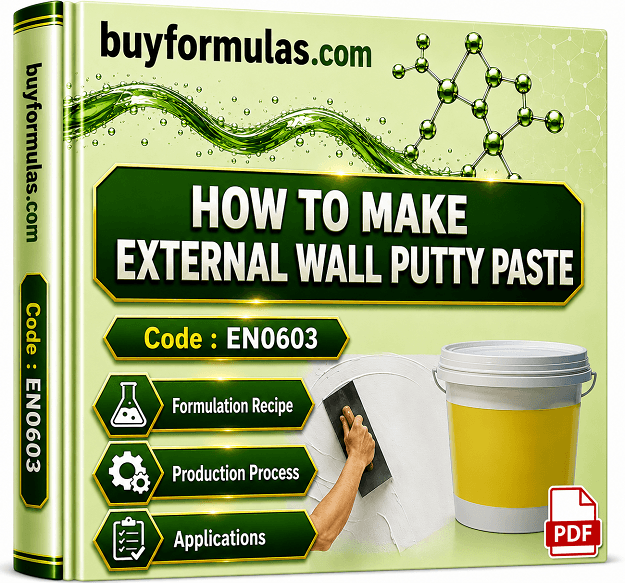 How to make external wall putty paste