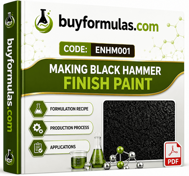 Making black color hammer finish metal paint