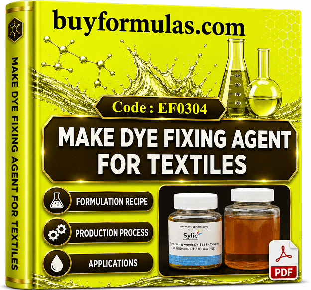 Make reactive dye fixing agent for textile use
