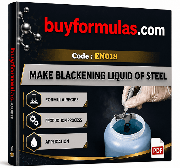Make cold solution blackening liquid for steel