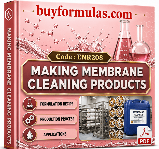 Membrane cleaning products for water systems