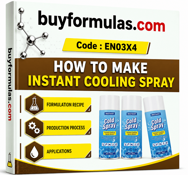 Making instant cooling spray
