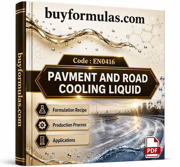 Making cooling spray liquid for pavements and hot surfaces