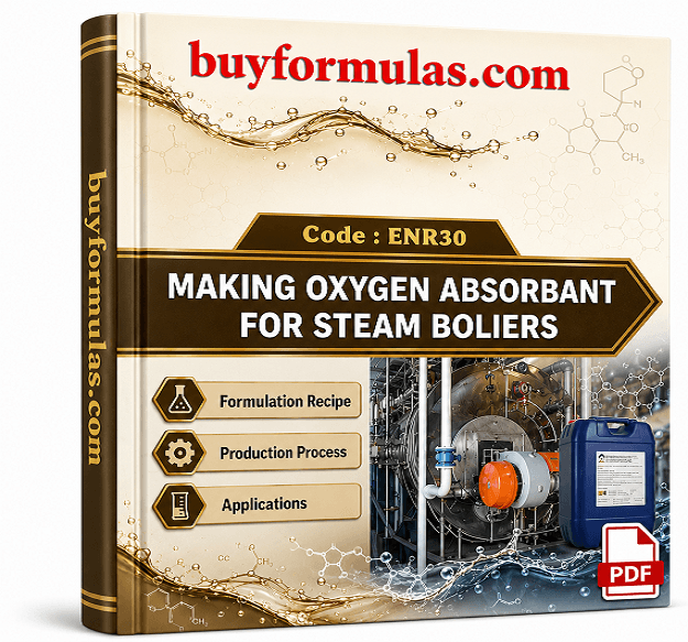 Making oxygen absorbent for steam boilers