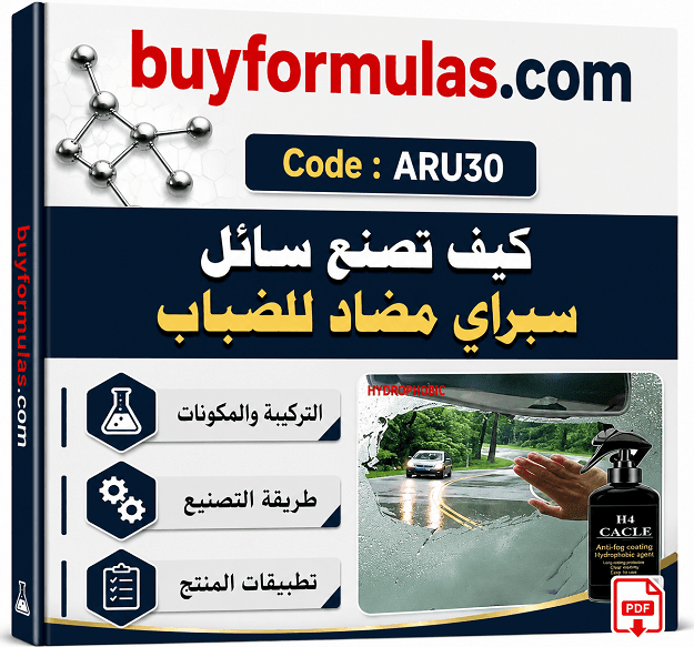 كيف تصنع سبراي مضاد ومزيل الضباب للزجاج
