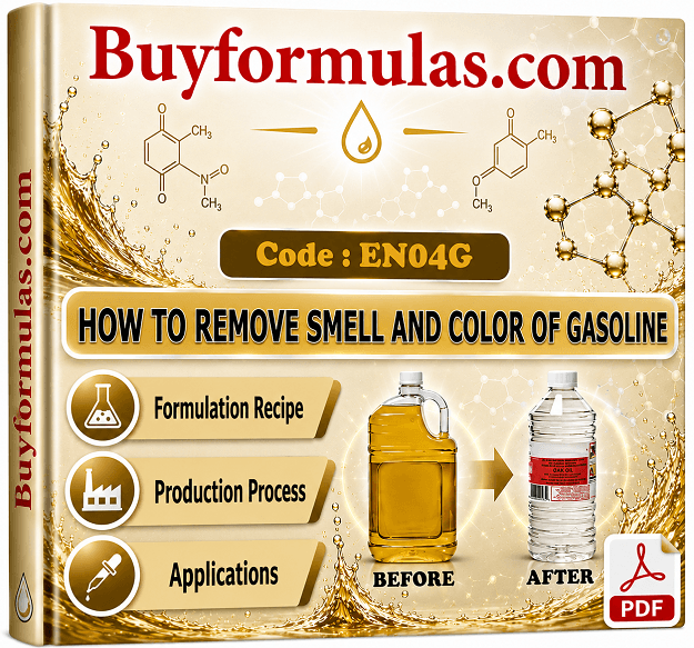 Cold process to remove color of gasoline without acid