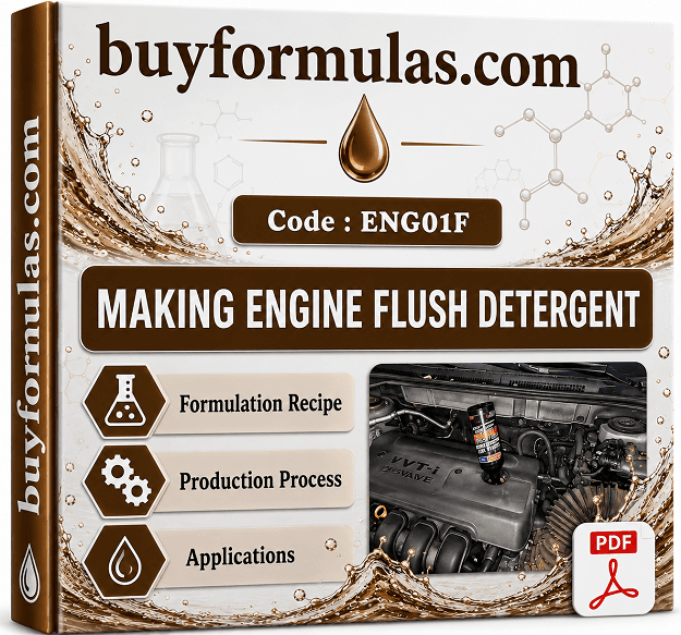 Making flush additive for cleaning internal parts of engine