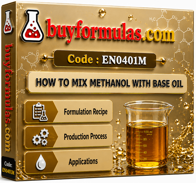 How to mix methanol alcohol with recycled base oil