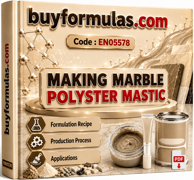 How to make marble polyester mastic with hardener