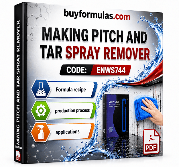 Making tar and pitch spray remover