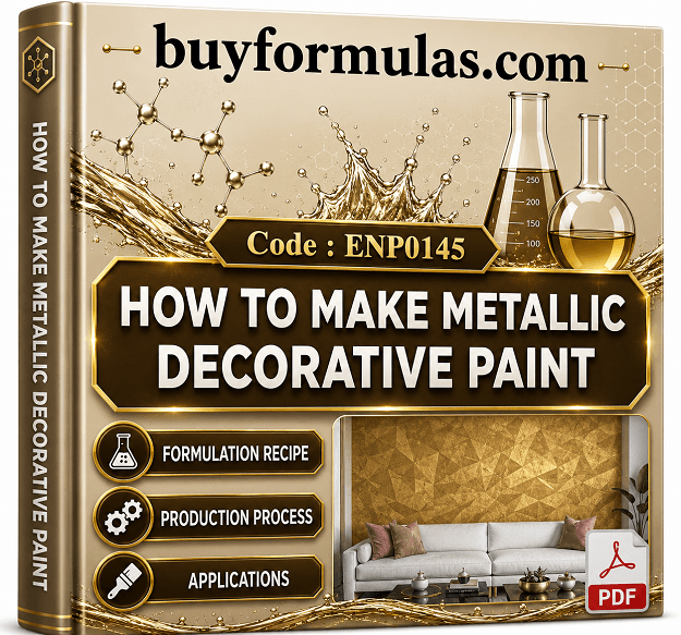 Making decorative metallic paint