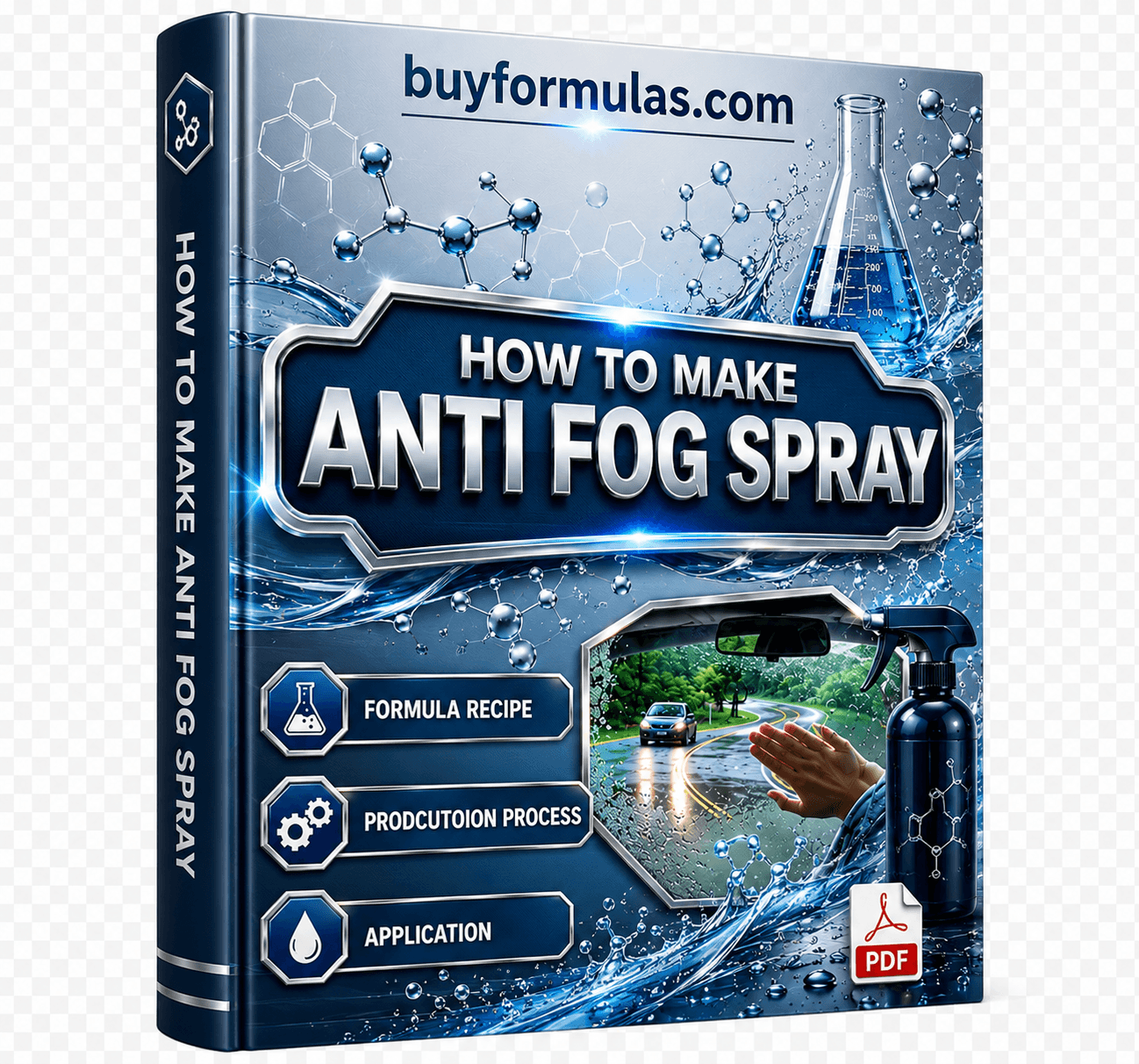 How to make anti fog spray for glass