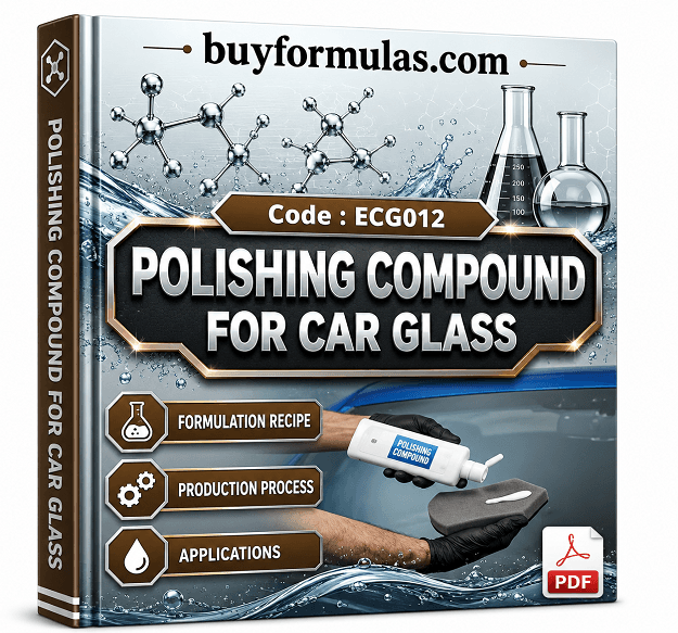 Polishing compound for cleaning and remove scratches of car glass