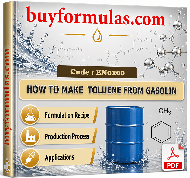How to make toluene from gasoline