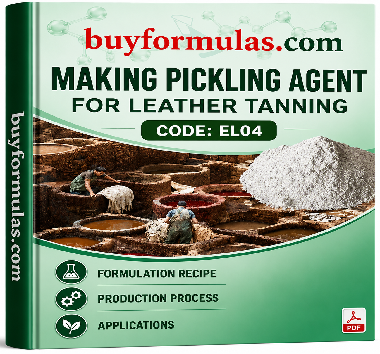 Making leather pickling agent