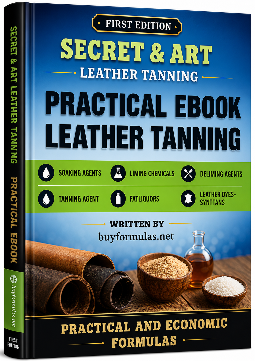 Practical guide on learning the art and secrets of leather tanning
