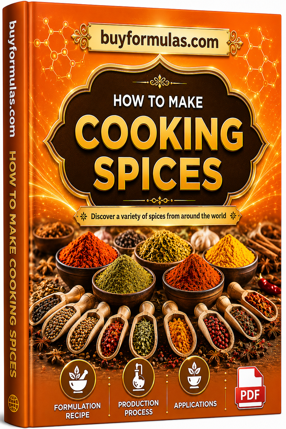 Booklet to make cooking spices