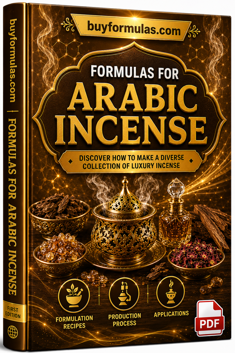 Booklet to make incense