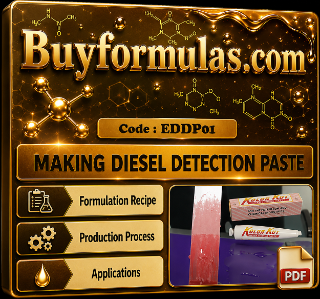 Diesel fuel level detection paste for accurate level measuring