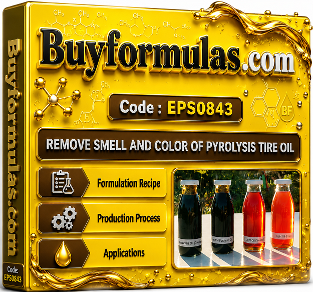 Remove smell and color of pyrolysis tire oil without clay and acid