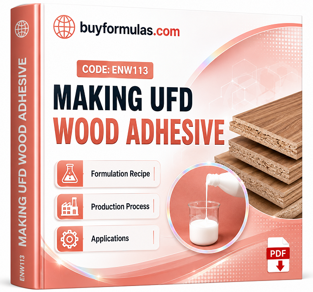 Making urea formaldehyde wood adhesive