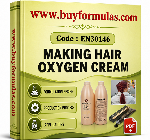 Making hair developer oxygen cream 