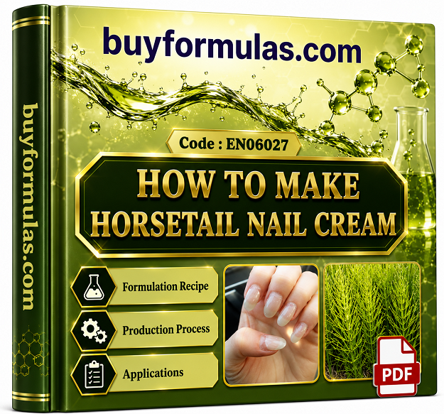 How to make horsetail nail cream