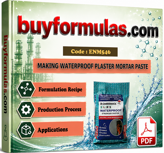 Making waterproof and heat insulation plaster powder