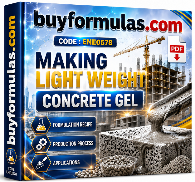 Making forming agent gel for concrete and cement