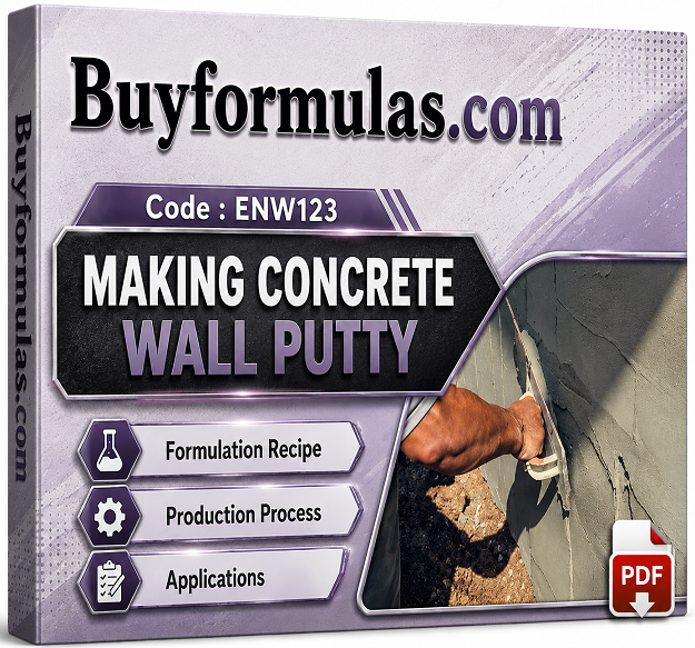 How to make powder concrete wall putty